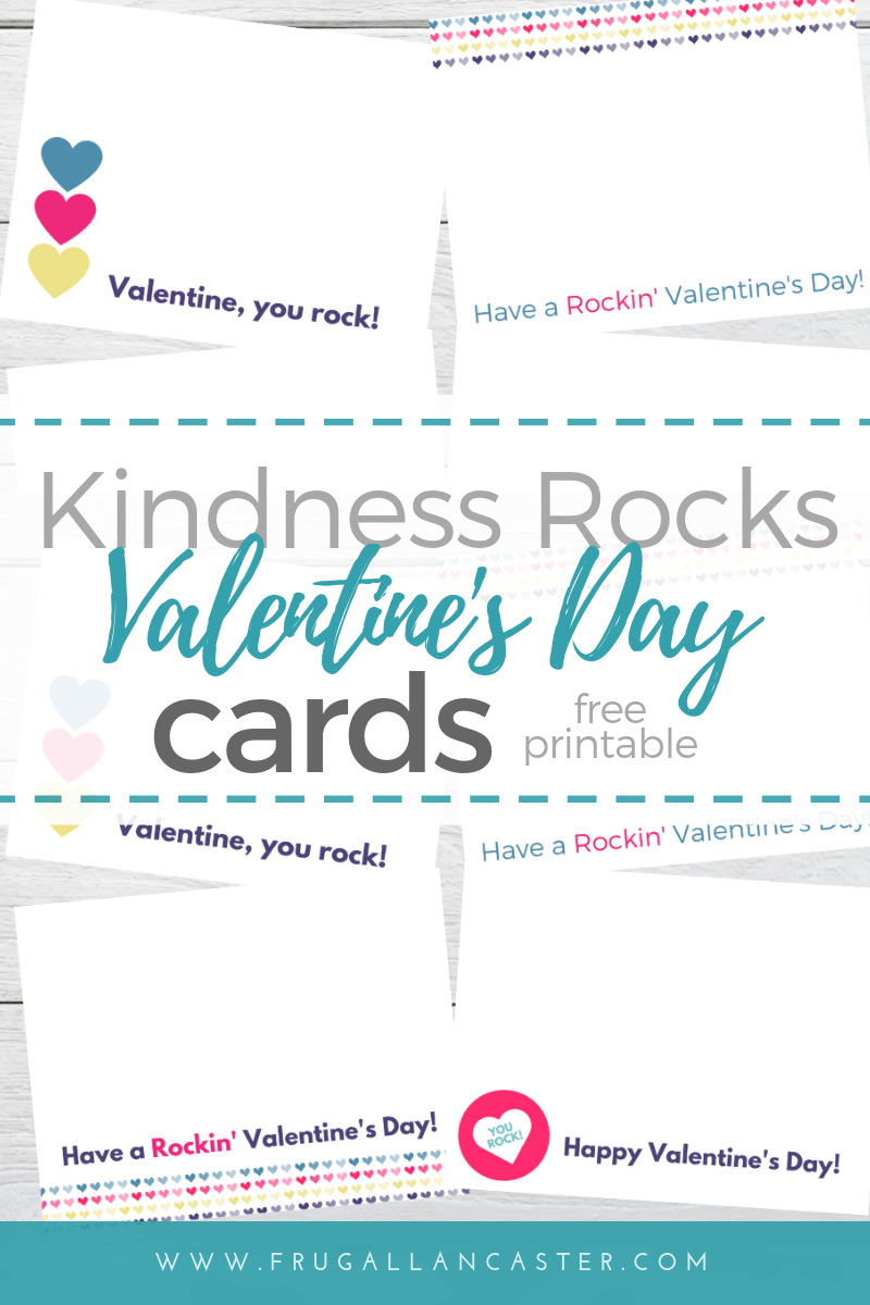 Free Printable Kindness Rocks Valentine&amp;#039;s Day Cards - Money Saving - Free Printable Kindness Cards