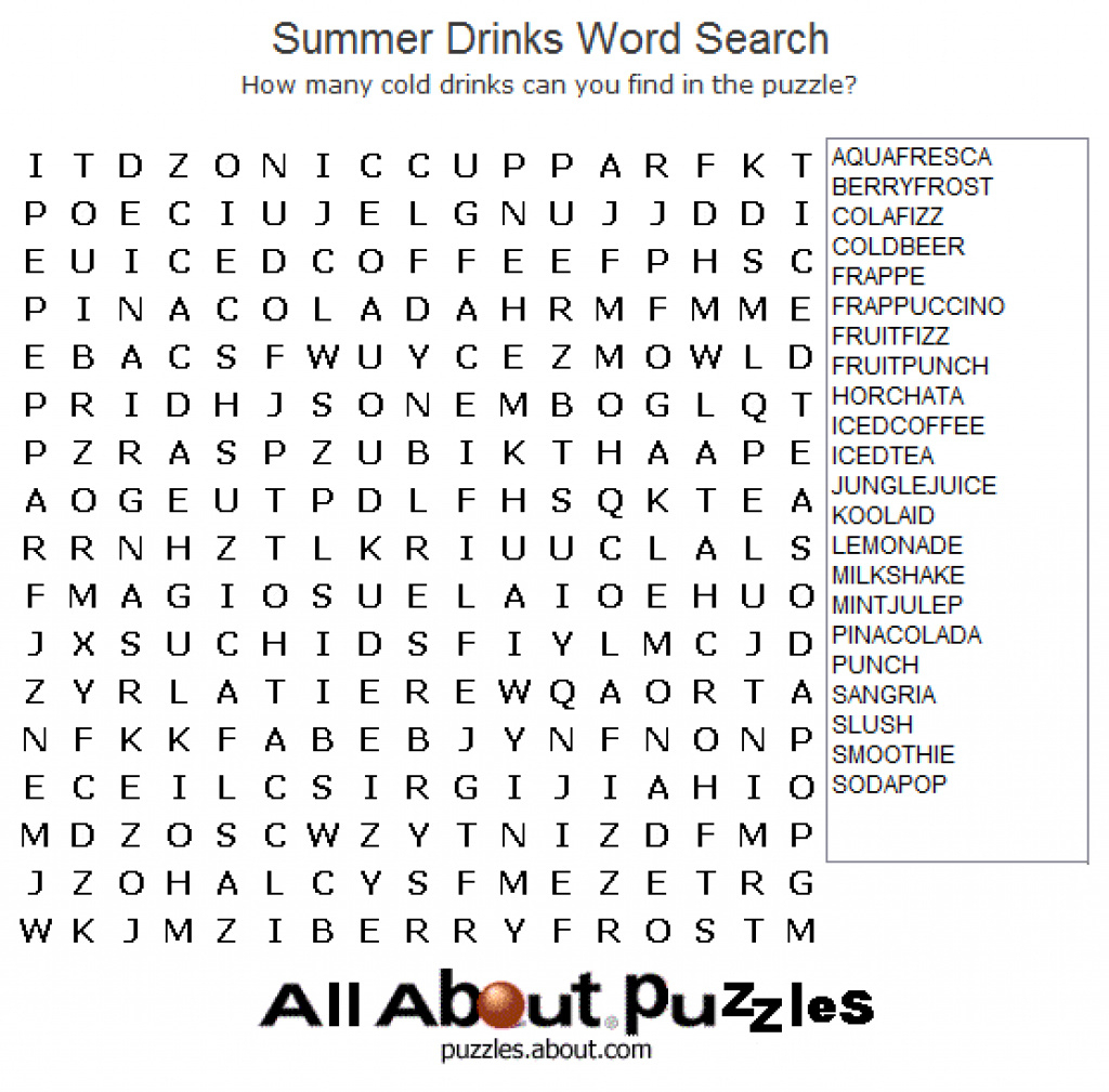 Free Printable Large Print Word Search Puzzles - Printable 360 - Free Large Printable Word Searches
