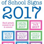 Free Printable Last Day Of School Signs 2017 | Chickabug   Free Printable First Day Of School Signs 2017