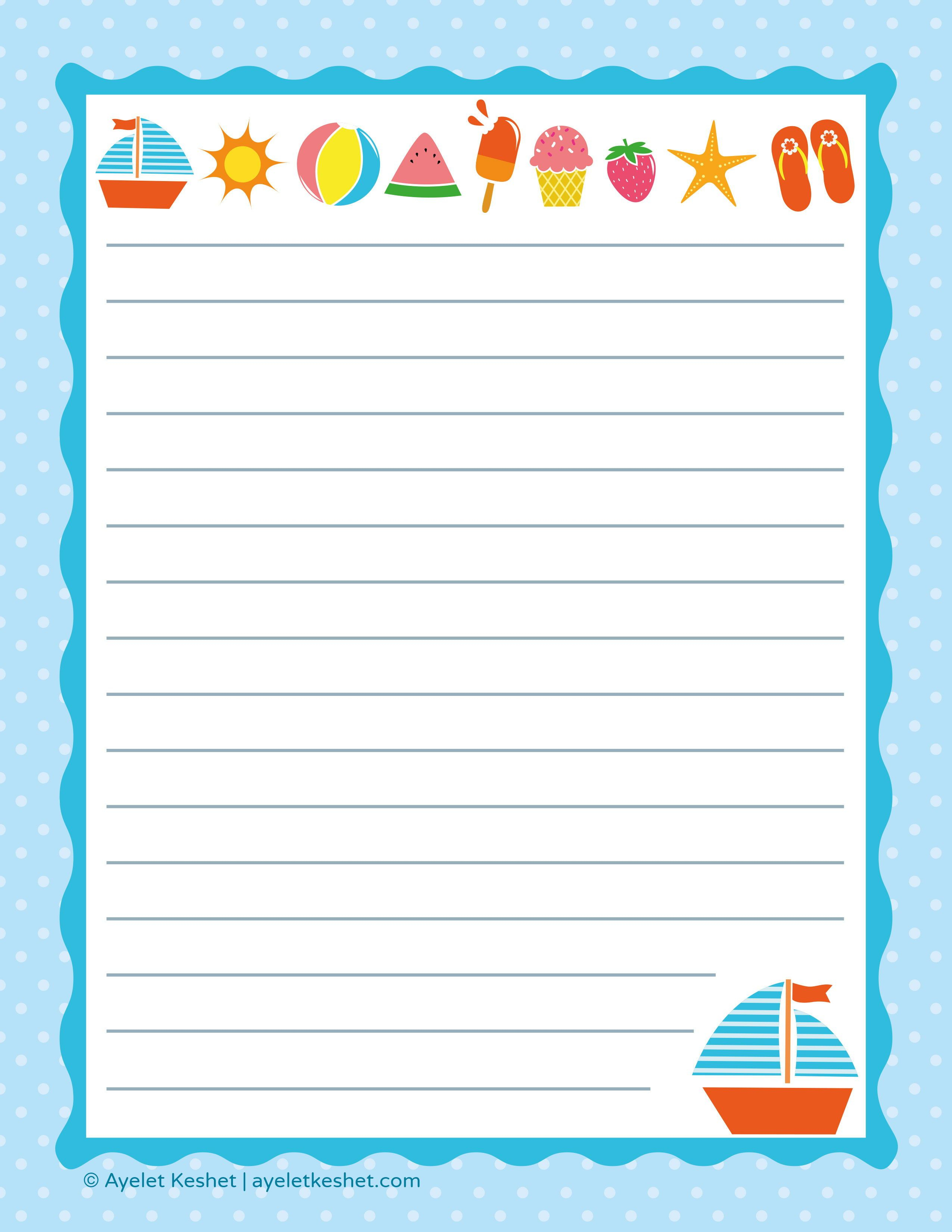 Free Printable Letter Paper | Printables To Go | Pinterest | Free - Free Printable Stationery Paper