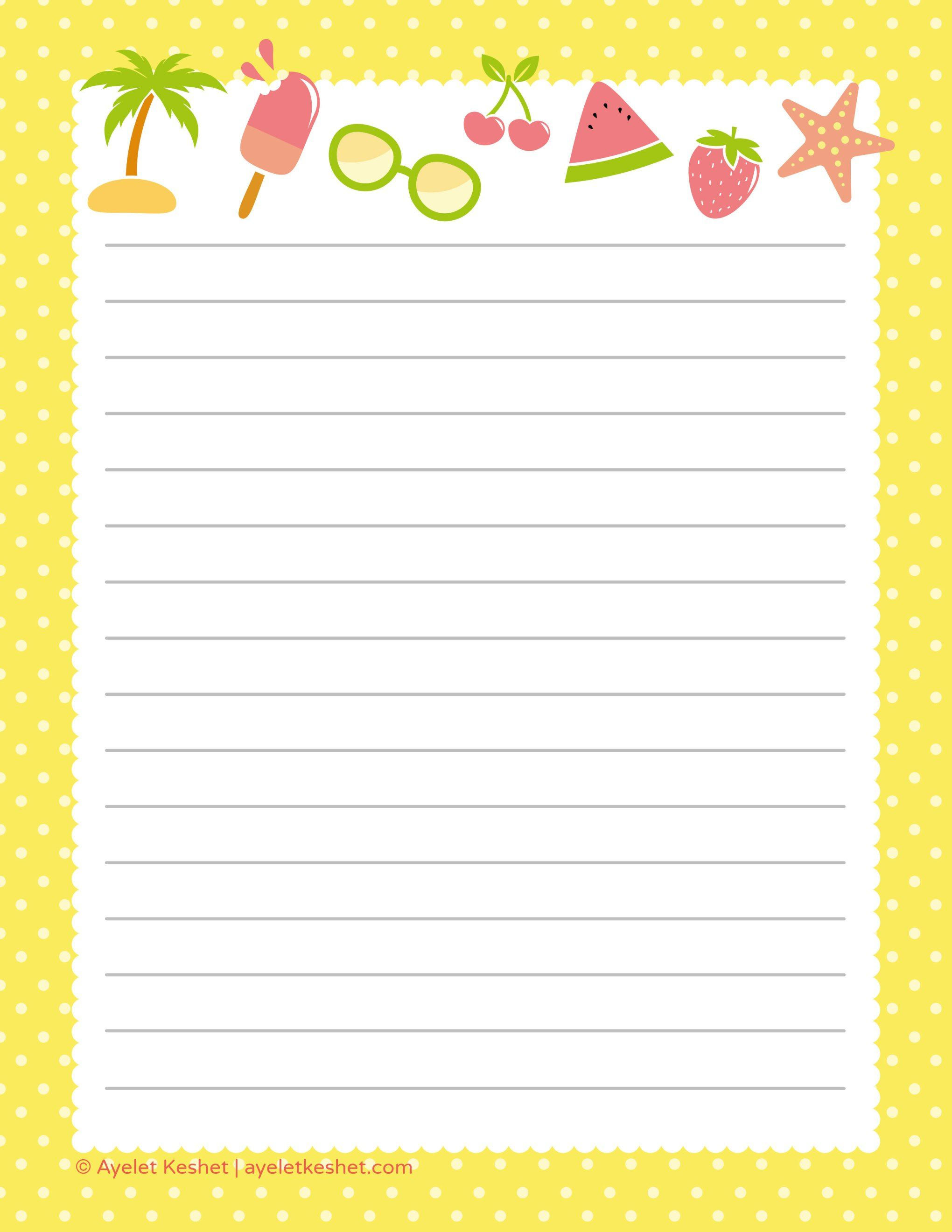 Free Printable Letter Paper | Printables To Go | Pinterest - Free Printable Writing Paper