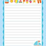 Free Printable Letter Paper | Printables To Go | Pinterest   Free Printable Writing Paper For Adults