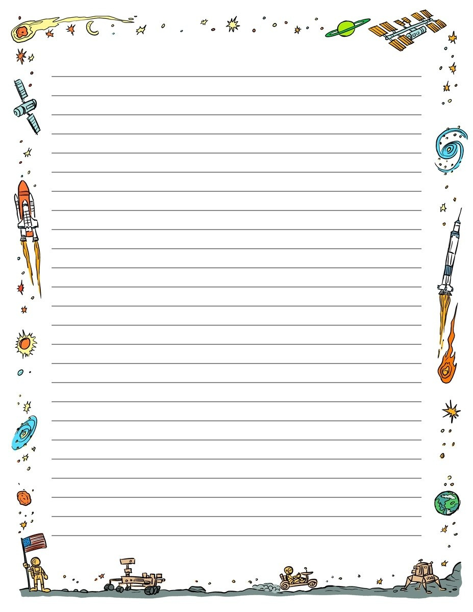 Free Printable Lined Paper With Borders #84840463006 – Free - Free Printable Writing Paper With Borders