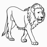 Free Printable Lion Coloring Pages For Kids For Lion Coloring Sheet   Free Printable Picture Of A Lion