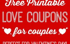 Free Printable Love Coupons For Couples On Valentine's Day! | Blog - Free Printable Coupons For Husband