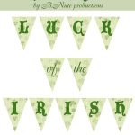 Free Printable Luck Of The Irish St. Patrick's Day Mini Bannerb   Free Printable St Patrick&#039;s Day Banner