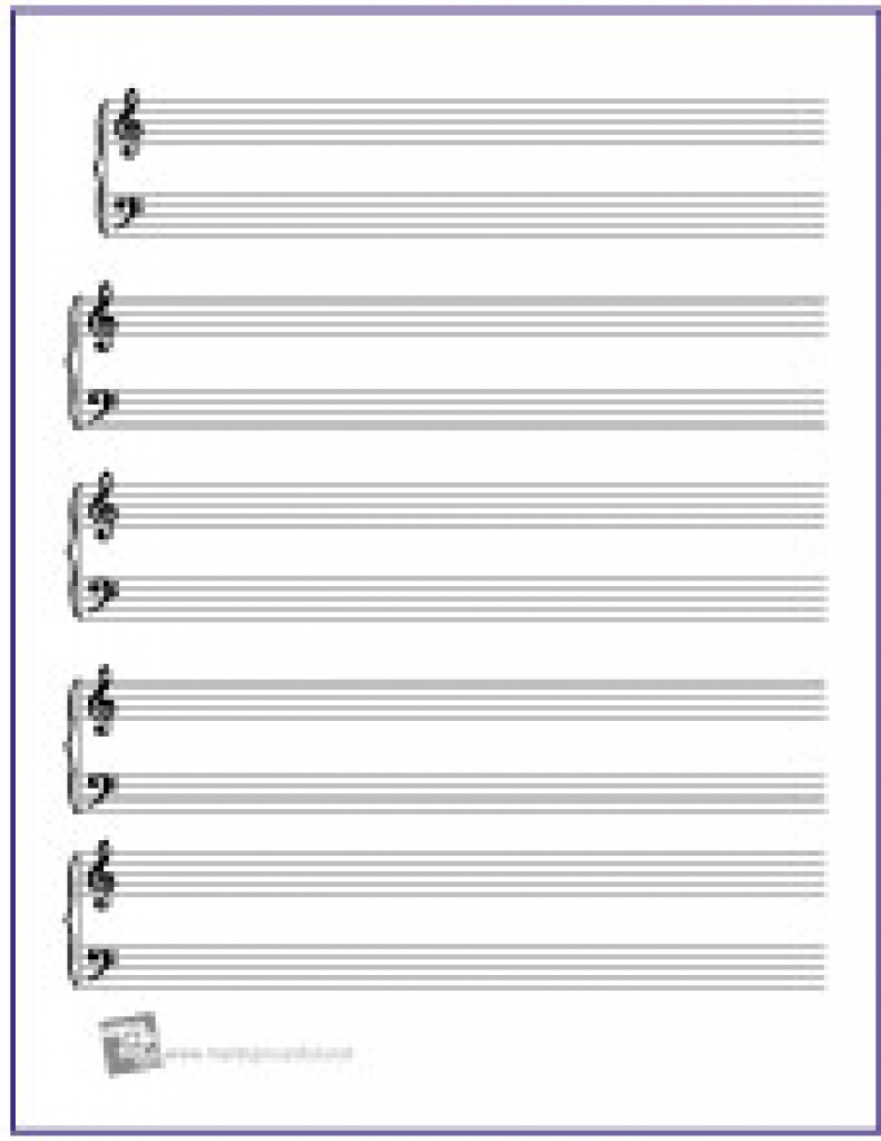 Free Printable Manuscript Paper | Makingmusicfun Pertaining To Free - Free Printable Blank Sheet Music