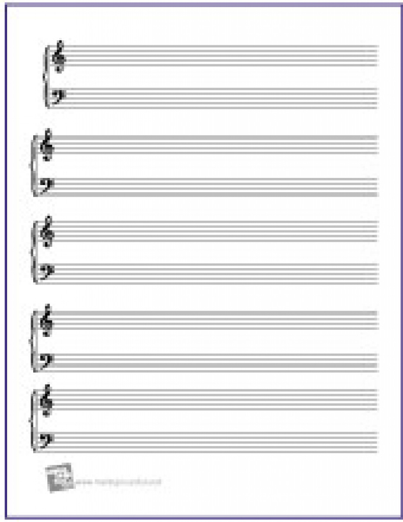 Free Printable Manuscript Paper | Makingmusicfun Pertaining To Free - Free Printable Staff Paper