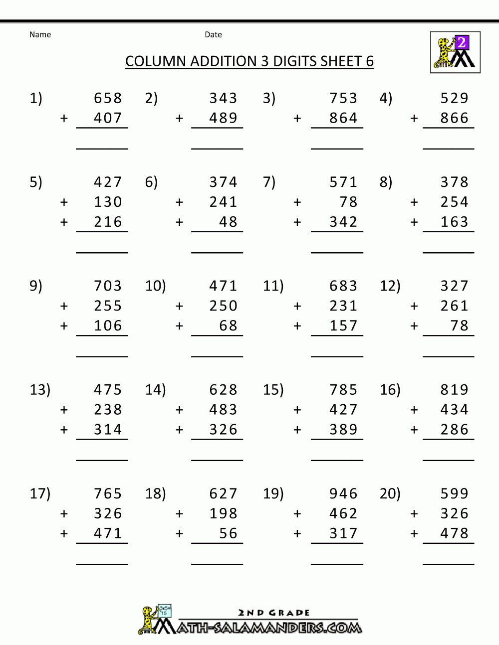 Free Printable Math Worksheets | Free Printable Math Worksheets - Free Printable Math Worksheets