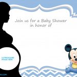 Free Printable Mickey Mouse Baby Shower Invitation Template | Baby   Free Printable Mickey Mouse Baby Shower Games