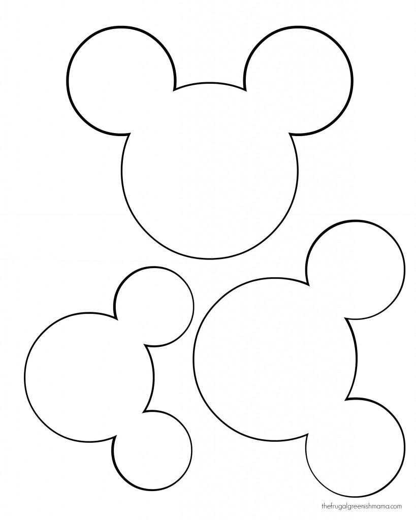 Free Printable Mickey Mouse Head, Download Free Clip Art, Free Clip - Free Printable Mickey Mouse Head