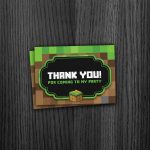 Free Printable Minecraft Thank You Notes | Download Them Or Print   Free Printable Minecraft Thank You Notes