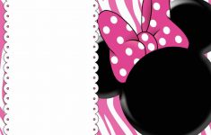 Free Printable Minnie Mouse 1St Birthday Invitation – Bagvania Free - Free Printable Minnie Mouse Invitations