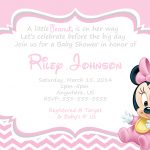 Free Printable Minnie Mouse Baby Shower Invitations   Kinderhooktap   Create Your Own Baby Shower Invitations Free Printable