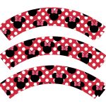 Free Printable Minnie Mouse Cupcake Wrappers 1   Baby No Soucy   Free Printable Minnie Mouse Cupcake Wrappers