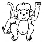 Free Printable Monkey Coloring Pages For Kids | Color Pages   Free Printable Monkey Coloring Pages
