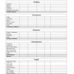 Free Printable Monthly Budget Worksheet |  Detailed Budget   Free Printable Monthly Budget Worksheets