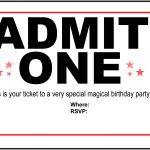 Free Printable Movie Tickets Template Polar Express Party Invitation – Free Printable Movie Tickets