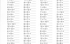 Free Printable Multiplication Worksheets | Scheer's Buccaneers - Free Printable Multiplication Worksheets