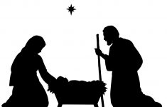 Free Printable Nativity Silhouette Pattern - Free Printable Nativity Silhouette