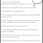 Free Printable Noah's Ark Writing Prompts | Ultimate Homeschool   Free Printable Sunday School Lessons For Youth