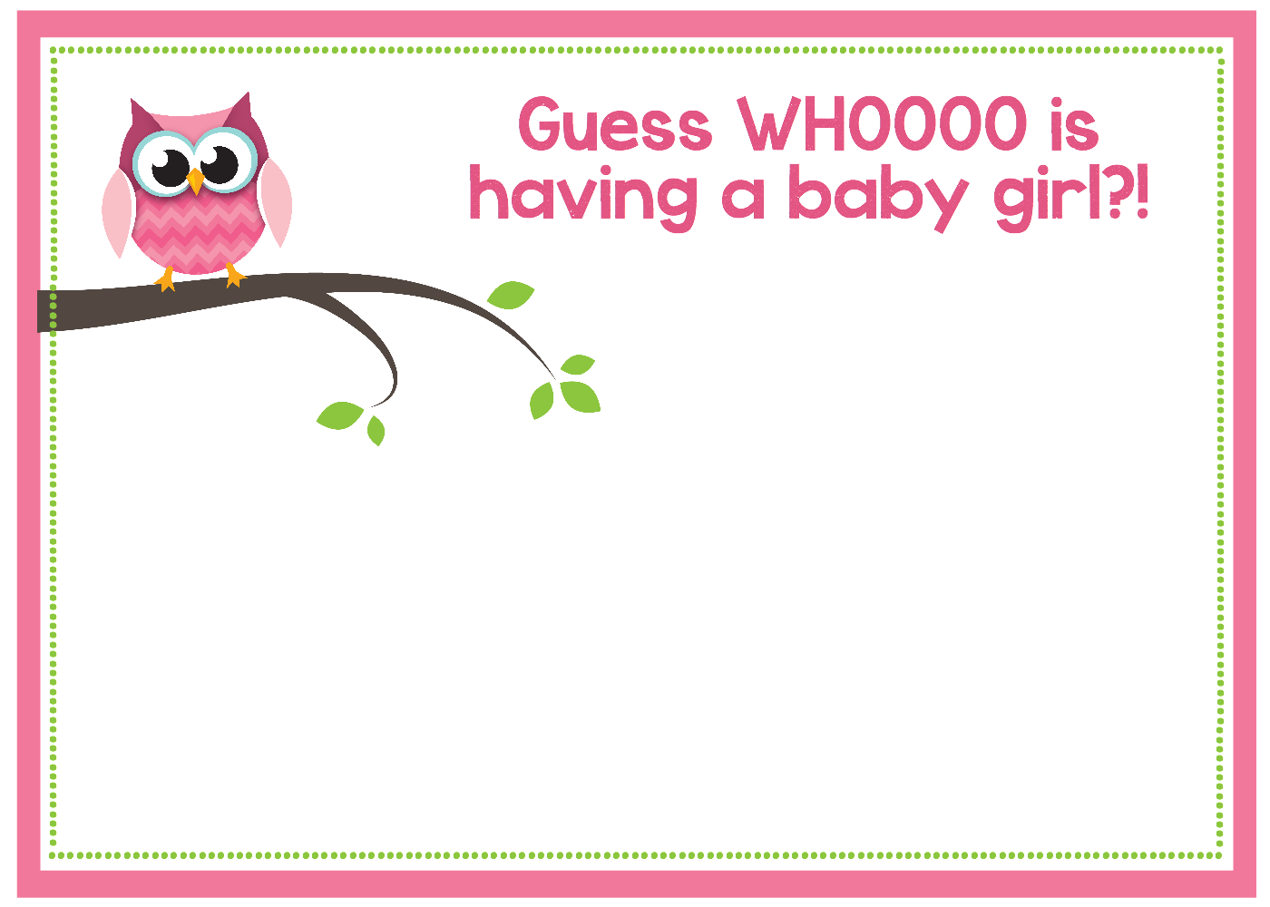 Free Printable Owl Baby Shower Invitations {&amp;amp; Other Printables} - Baby Shower Templates Free Printable