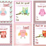 Free Printable Owl Themed Valentines | Deal Wise Mommy | Coupons   Free Printable Owl Valentine Cards