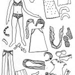 Free Printable Paper Doll Coloring Pages For Kids Pertaining To   Free Printable Paper Doll Coloring Pages