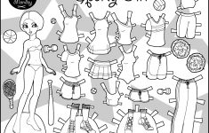 Free Printable Paper Dolls To Color | Shannon Paper Dolls - Free Printable Paper Dolls Black And White