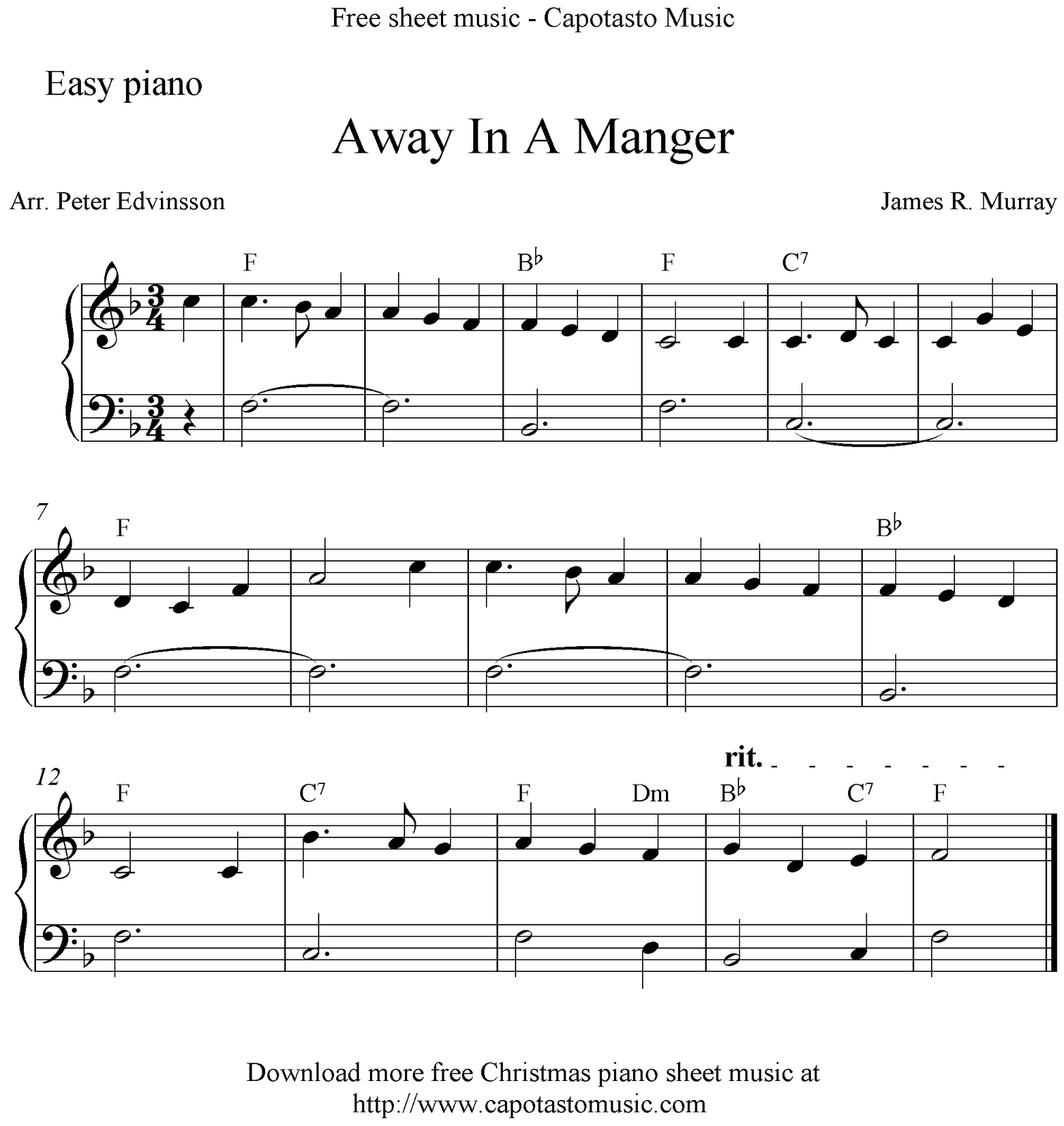 Free Printable Piano Sheet Music Christmas – Festival Collections - Free Printable Christmas Sheet Music For Piano