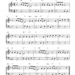 Free Printable Piano Sheet Music | Free Sheet Music Scores: Easy   Free Piano Sheet Music Online Printable Popular Songs