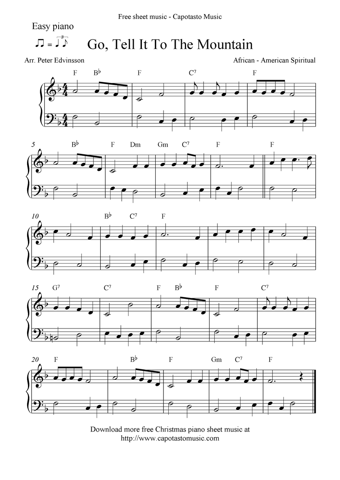 Free Printable Piano Sheet Music | Free Sheet Music Scores: Easy - Free Piano Sheet Music Online Printable Popular Songs