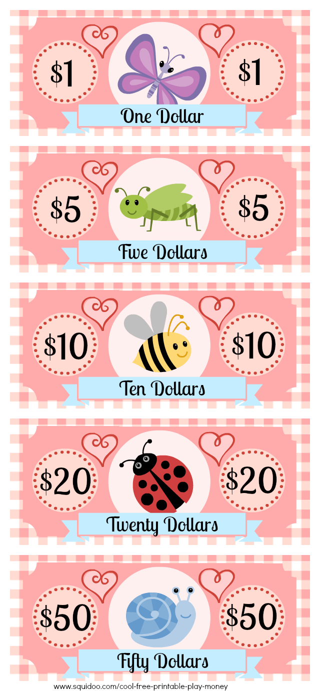 Free Printable Play Money Kids Will Love | Fake Monopoly Bills - Free Printable Canadian Play Money For Kids