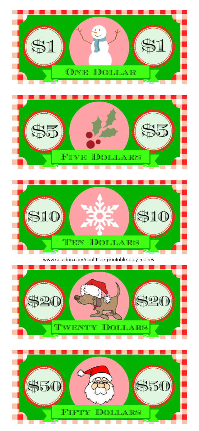 Free Printable Play Money Kids Will Love - Free Printable Christmas Plays Church