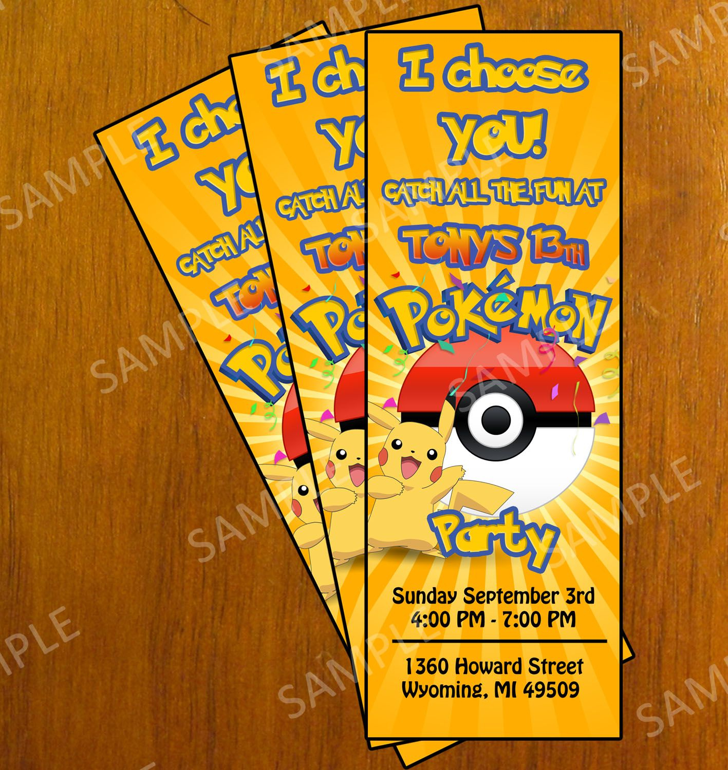 Free Printable Pokemon Invitation Cards | *{Elijah} ❤ | Pokemon - Pokemon Invitations Printable Free