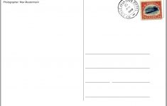 Free Printable Postcard Template Sample | Get Sniffer - Free Printable Postcard Template