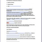Free Printable Power Of Attorney Forms California Form Resume   Free Printable Forms