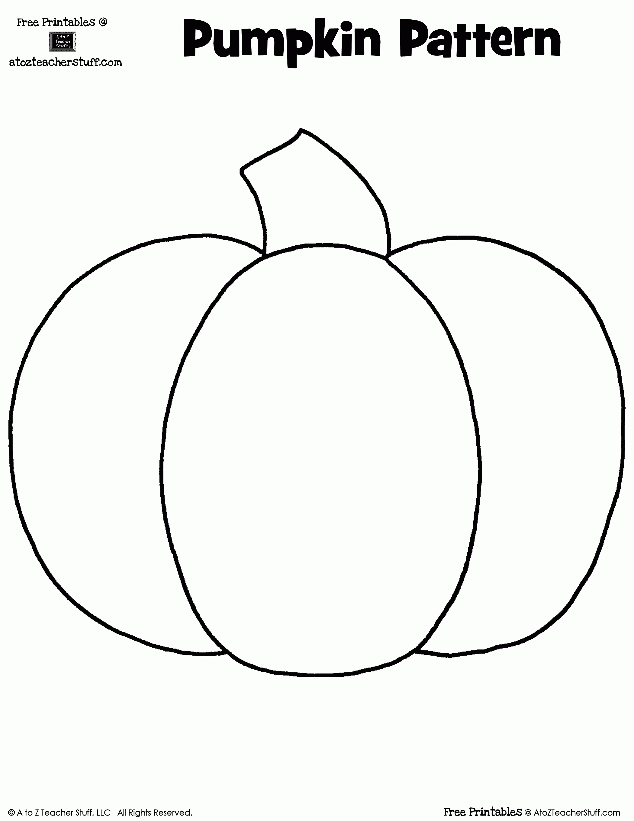 Free Printable Pumpkin Pattern | Templates | Pinterest | Lacing - Pumpkin Templates Free Printable