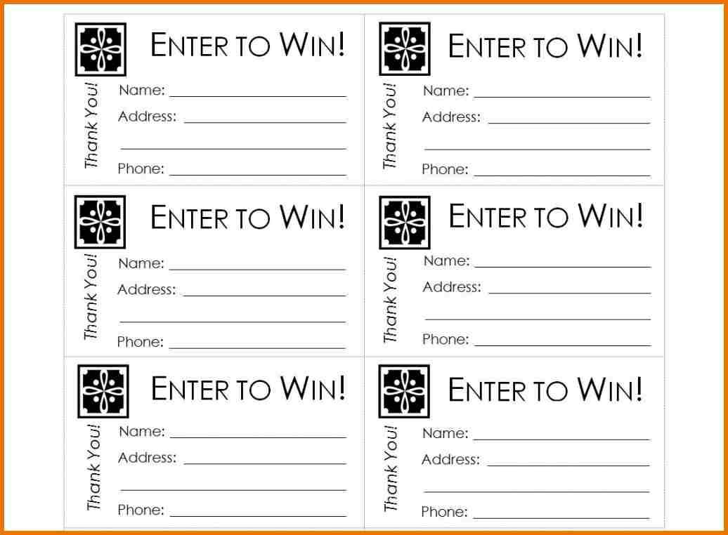 Free Printable Raffle Ticket Template Raffle Ticket Templates - Free Printable Raffle Tickets