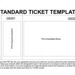 Free Printable Raffle Tickets Template | Template | Ticket Template   Free Printable Admission Ticket Template