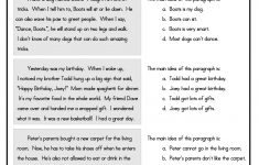 Free Printable Reading Comprehension Worksheets 3Rd Grade To - Free Printable Reading Comprehension Worksheets For 3Rd Grade