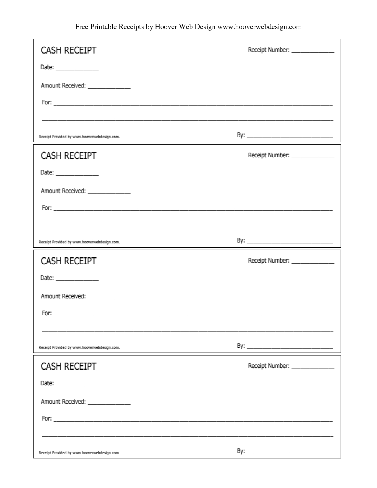 blank receipt template microsoft word