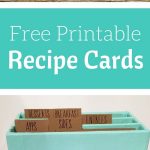 Free Printable Recipe Cards | Share Your Craft | Pinterest   Free Printable Recipe Dividers