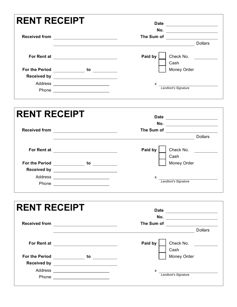 Free Printable Rent Receipt &amp;amp; Complete Guide Example - Zasvobodu - Free Printable Rent Receipt