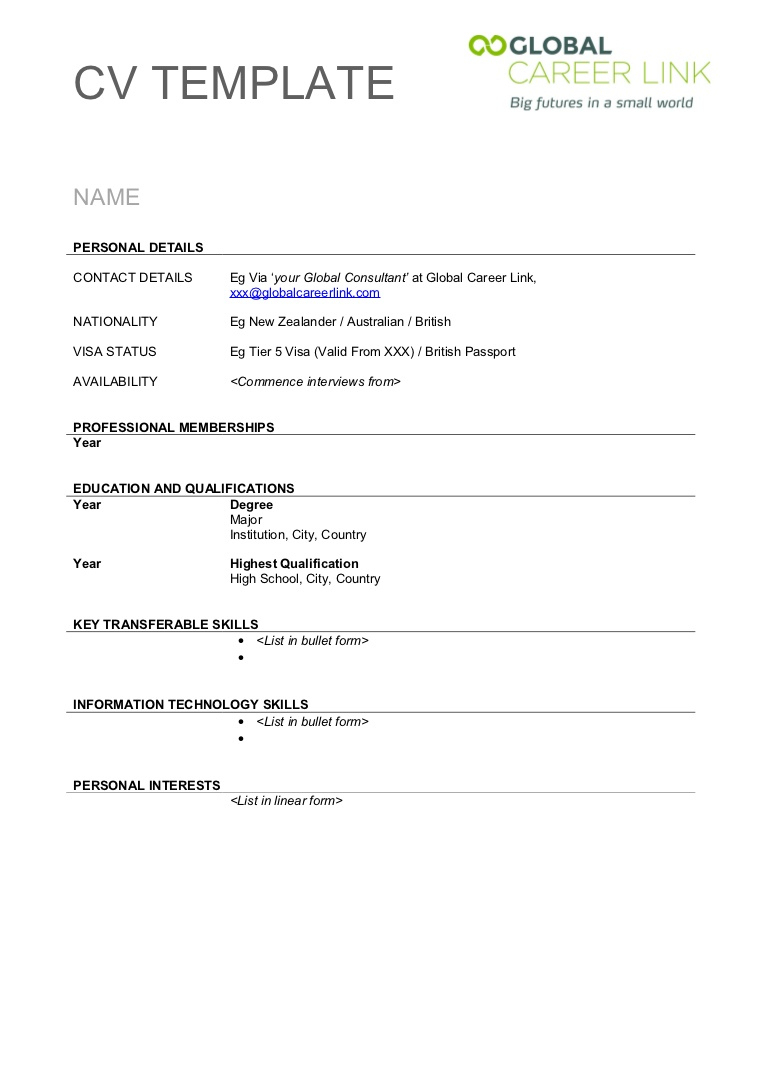 Free Printable Resume Template Blank Extraordinary Free Printable - Free Printable Resume Templates Microsoft Word