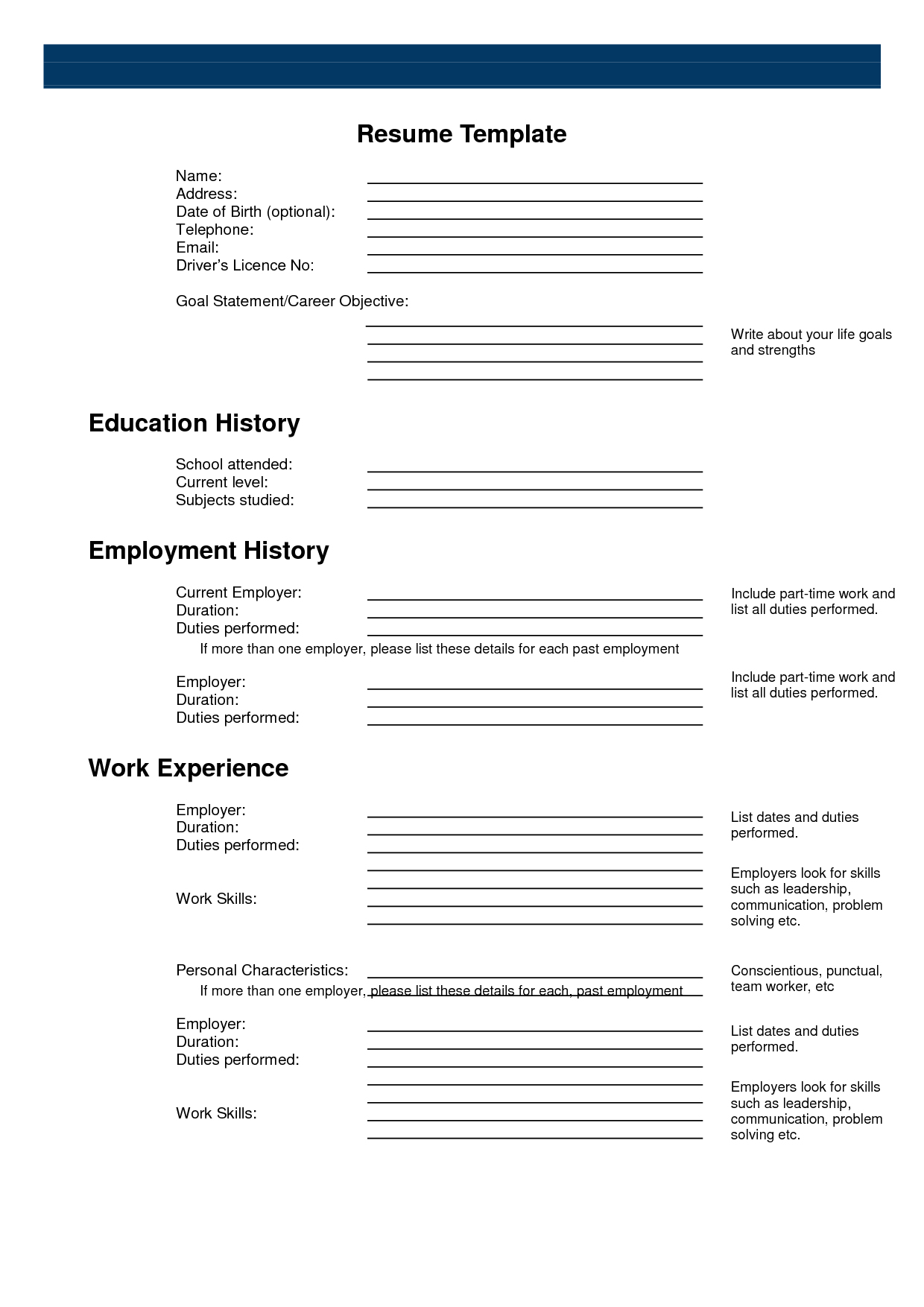 Free Printable Resume Templates Microsoft Word Best Of 23 Template - Free Printable Resume Templates Microsoft Word