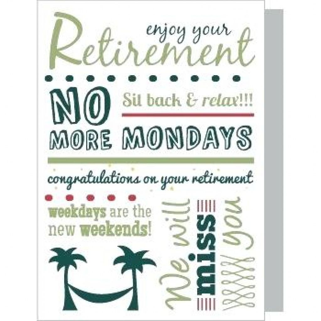 Free Printable Retirement Cards