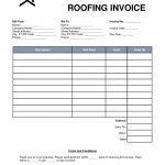 Free Printable Roofing Invoice Form   15.10.hus Noorderpad.de •   Free Bill Invoice Template Printable