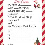 Free Printable Santa Letters For Kids | Holiday Ideas: Christmas   Free Printable Dear Santa Stationary