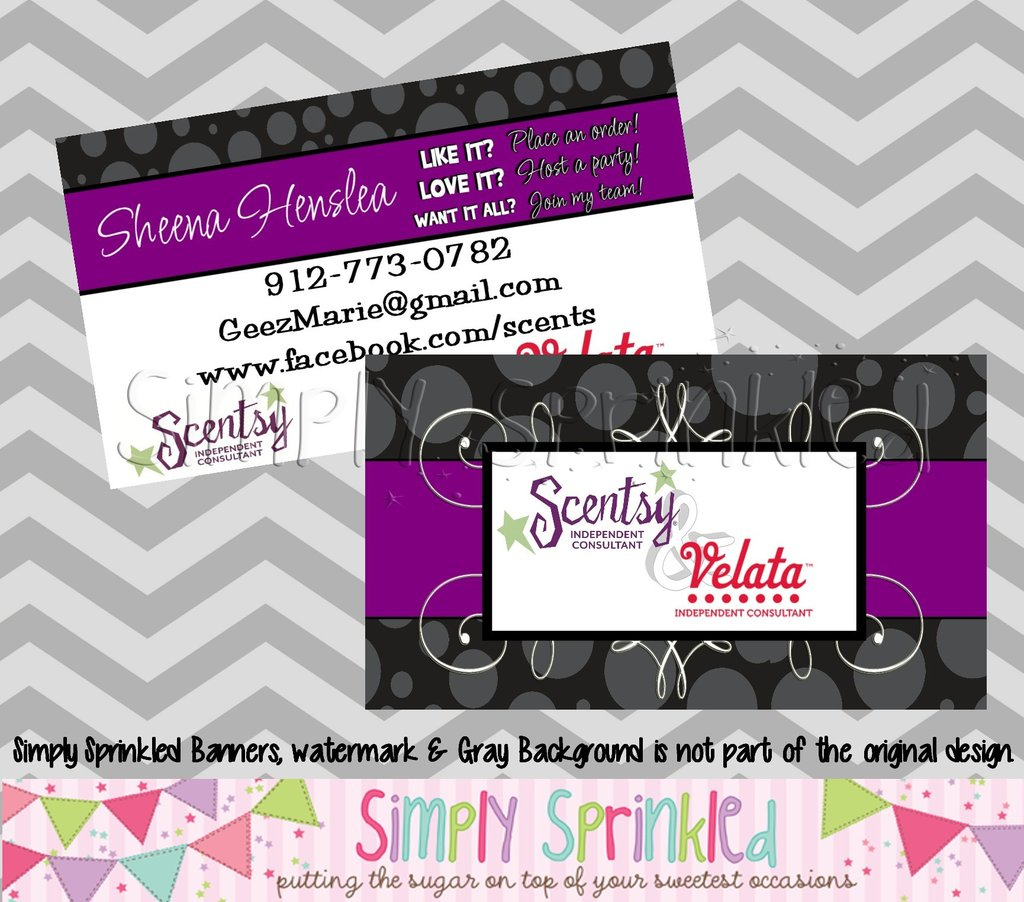 Free Printable Scentsy Business Cards | Download Them Or Print - Free Printable Scentsy Business Cards